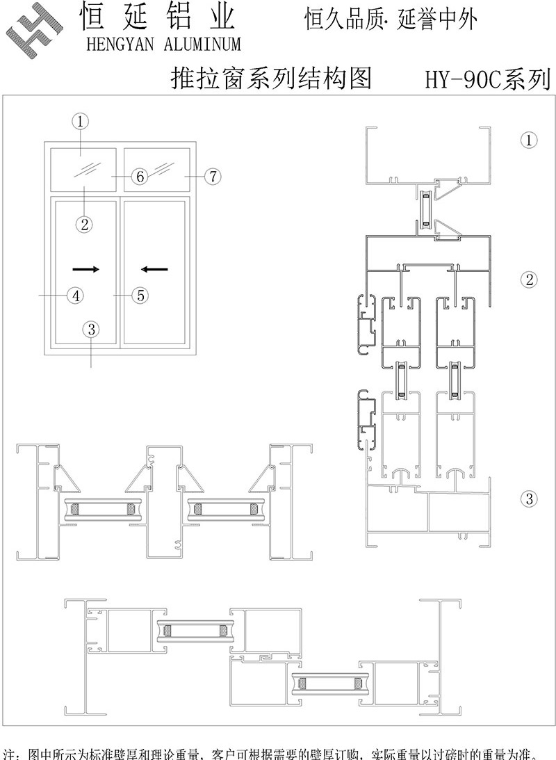 828E推拉窗系列