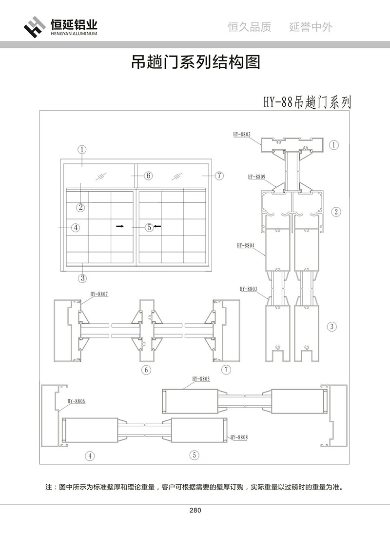 HY-88吊趟门系列